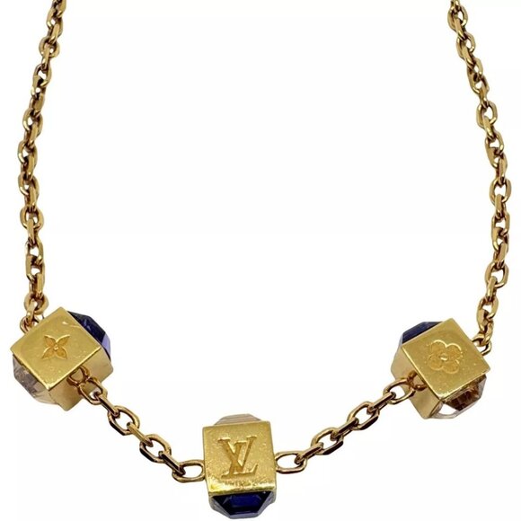 Authentic LOUIS VUITTON Collier Gambit Necklace - Picture 4 of 16